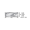 Picture of RCK-117 Solid Carbide Miter Fold Insert Knife 48 x 12 x 1.5mm